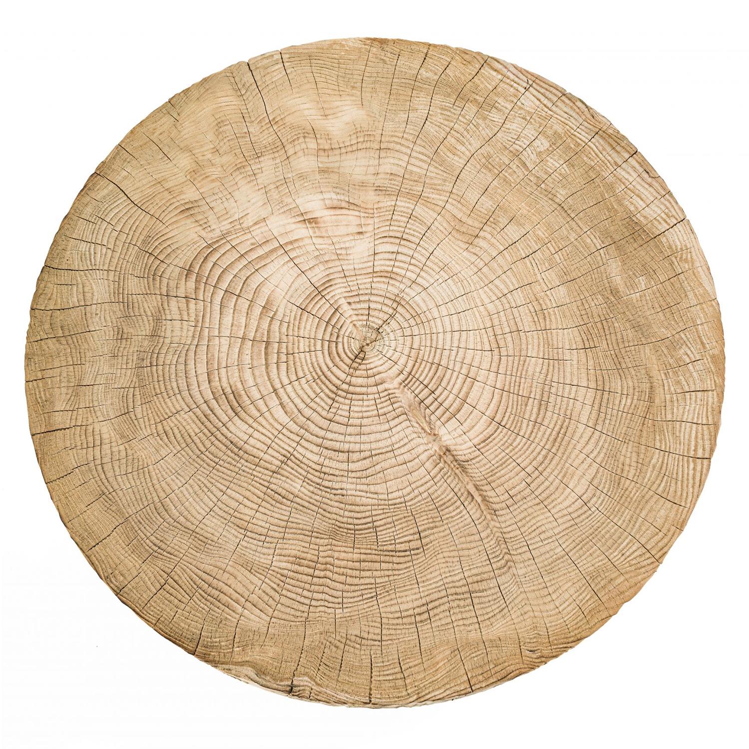 XXIe siècle et contemporain Table basse ronde en cèdre tranché en vente