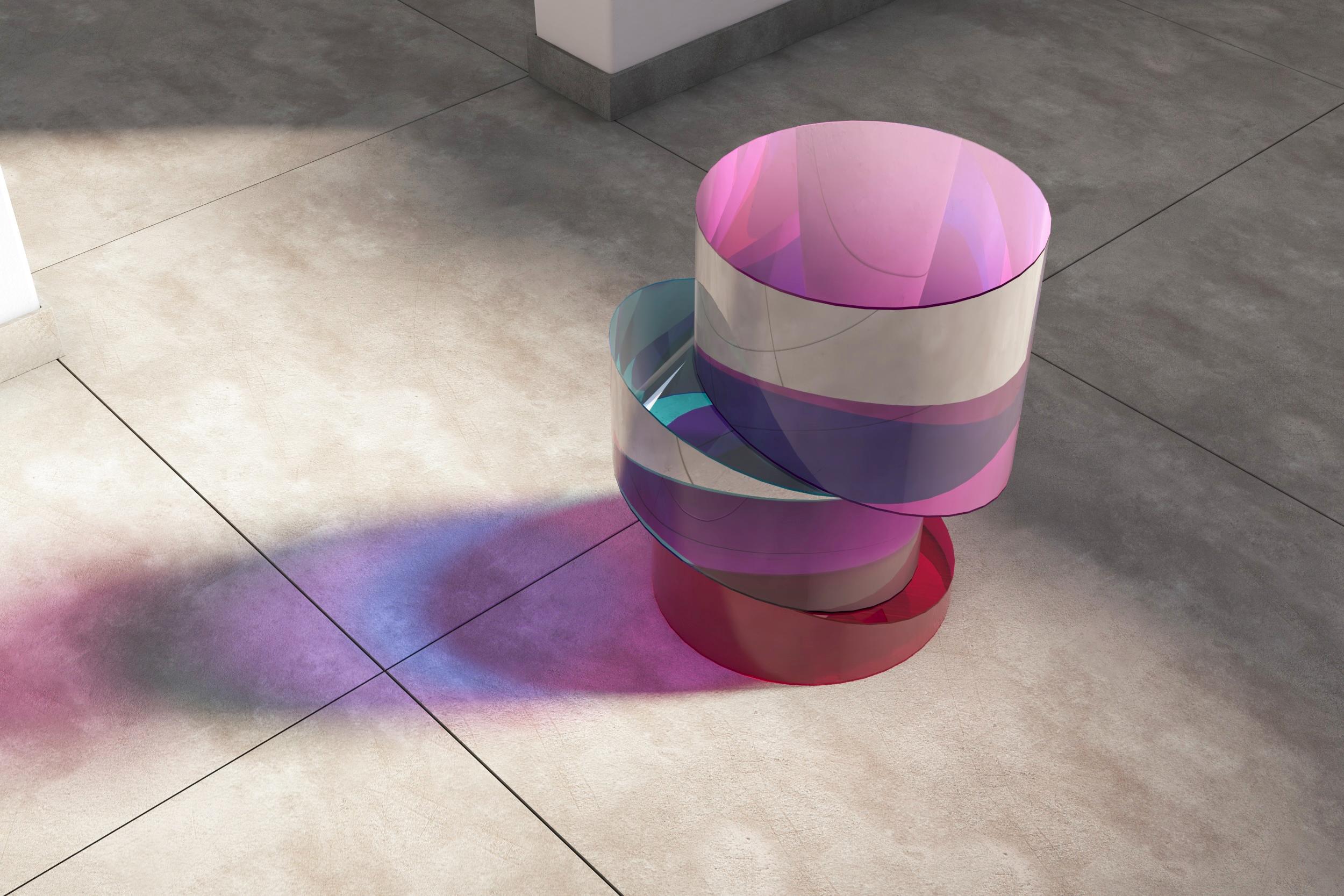 Plexiglas Table basse Slice de Studio Superego pour Superego Editions en vente