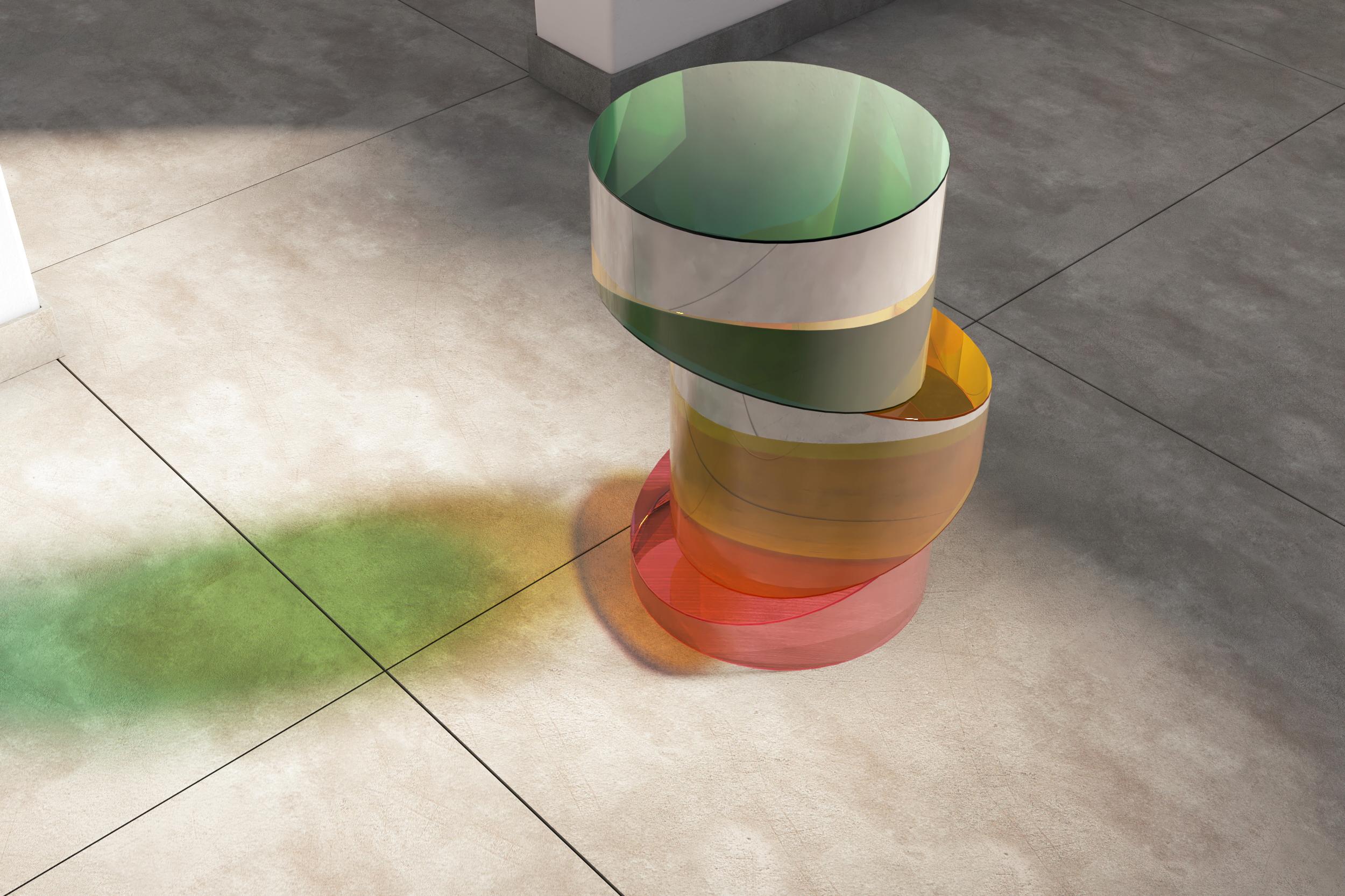 Plexiglass Slice Coffee Table by Studio Superego for Superego Editions For Sale