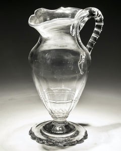 Slice Cut Petal Edged Georgian Jug