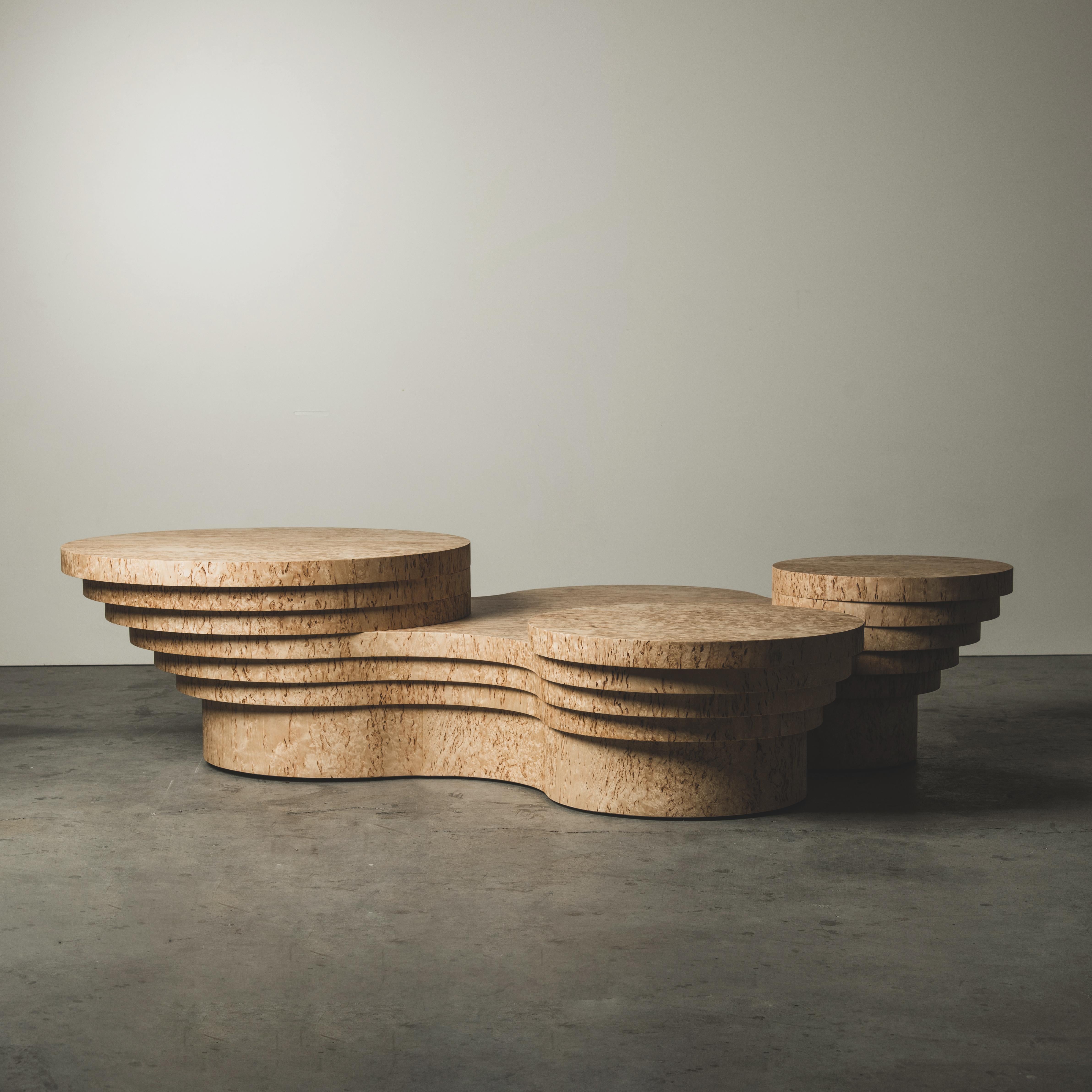 Contemporary Slice Me Up Sculptural Coffee Table by Pietro Franceschini For Sale