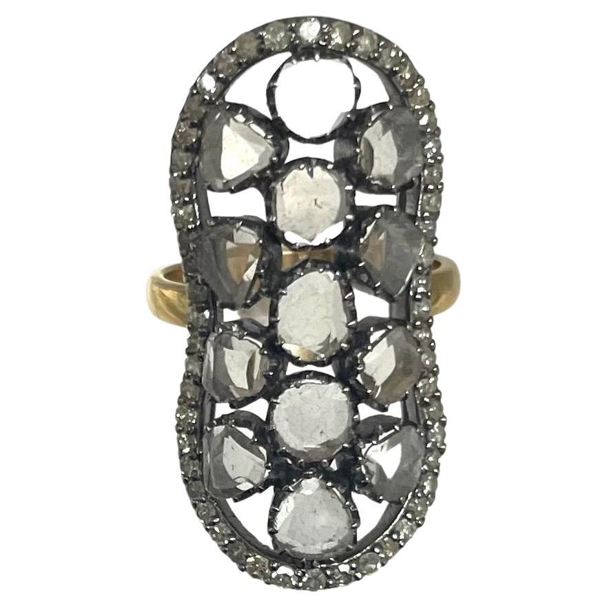 Women's Sliced Champagne Diamonds Paradizia Ring For Sale