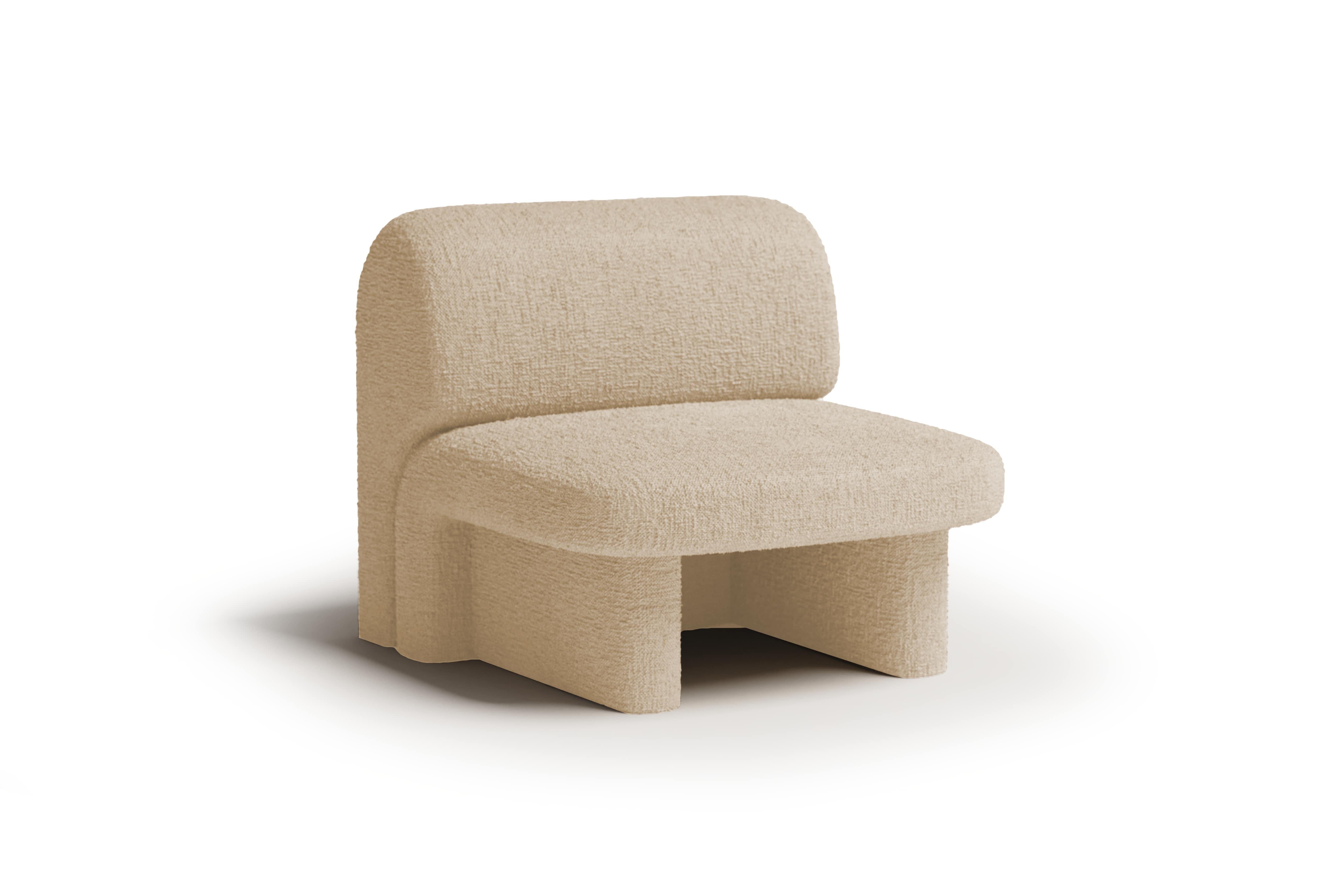 Moderno Poltrona Slide Marrone Beige in vendita