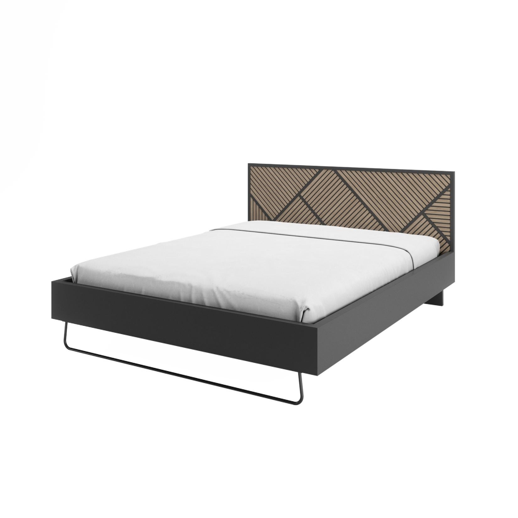 Slide-Bett mit Metallfuß für Marttresse (Skandinavische Moderne) im Angebot