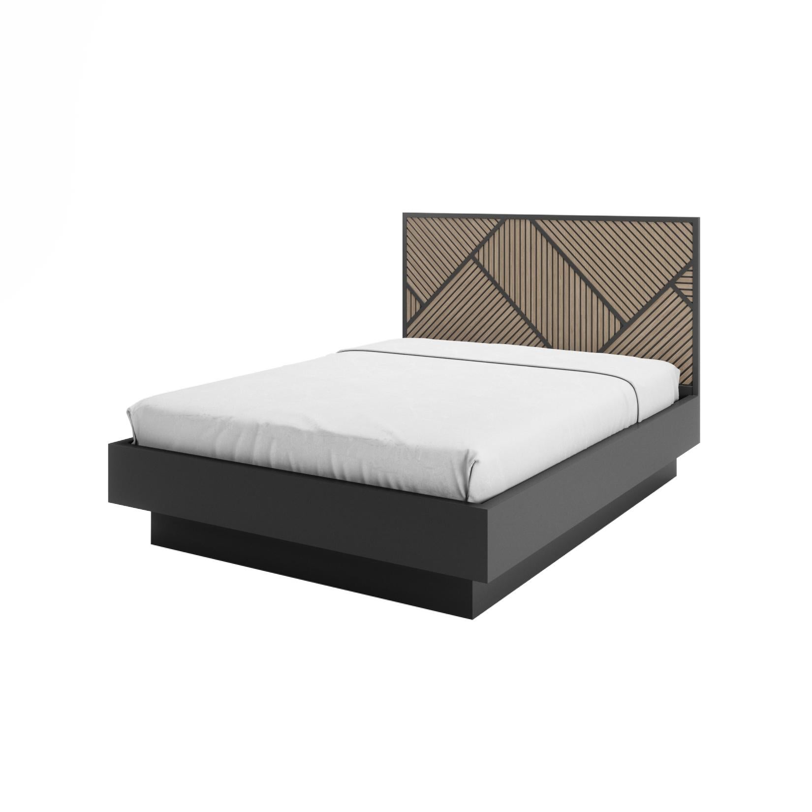 Scandinavian Modern Slide Bed with Storage for Mattress For Sale
