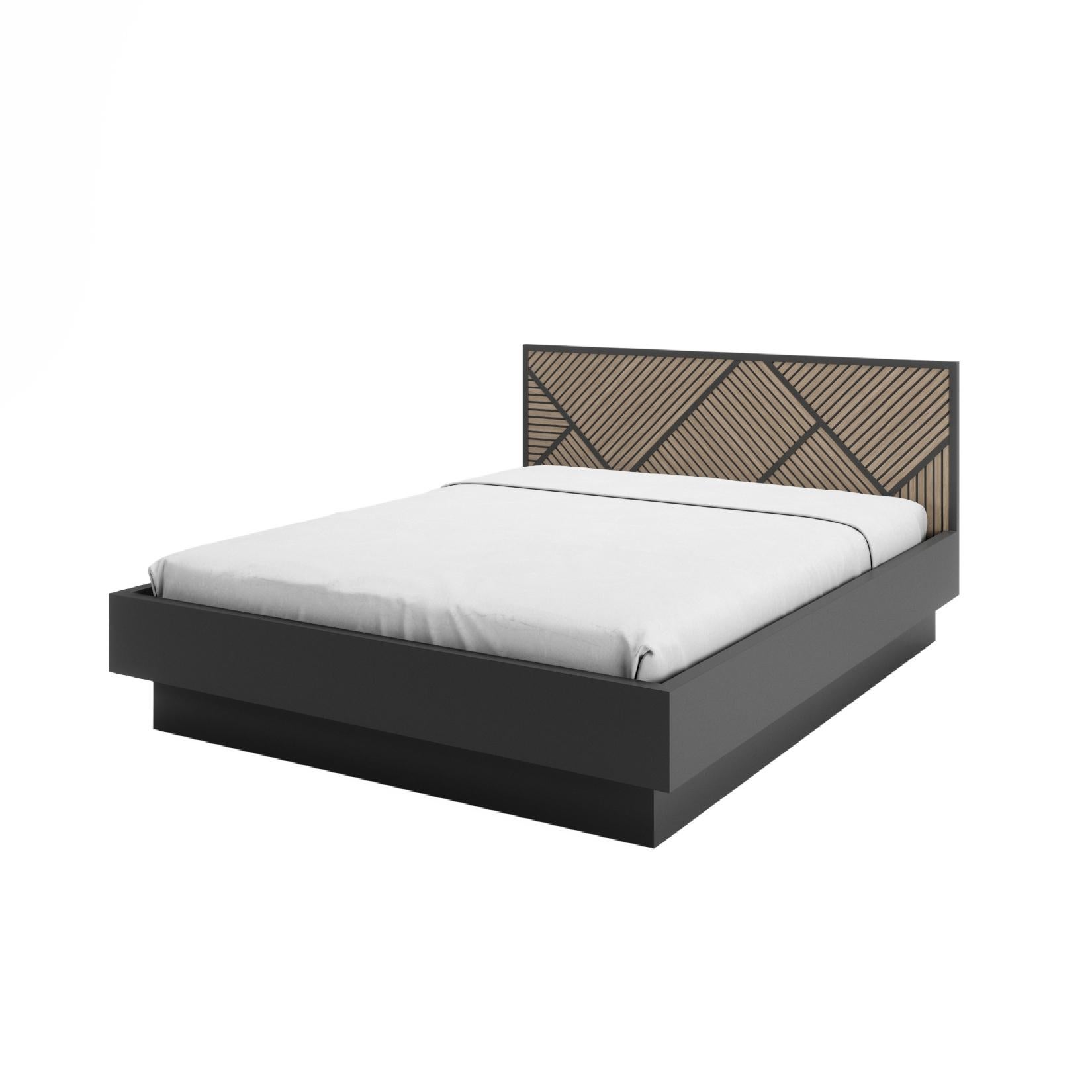 Scandinavian Modern Slide Bed with Storage for Mattress For Sale