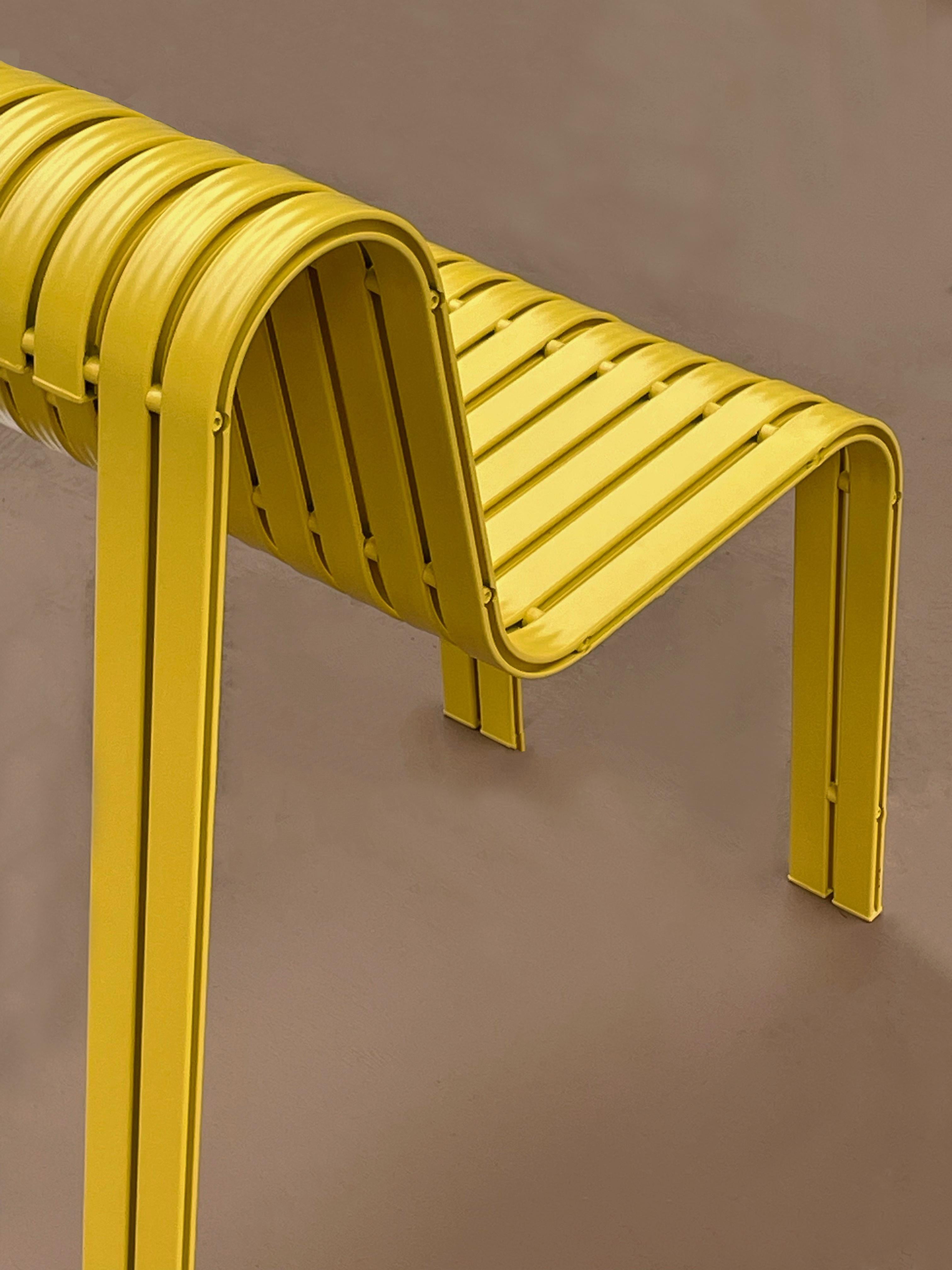 Silla Slide - Edición Limitada de Aluminio Reciclado por Studio Yann Gandon en Nuevo estado para la venta en København S, DK