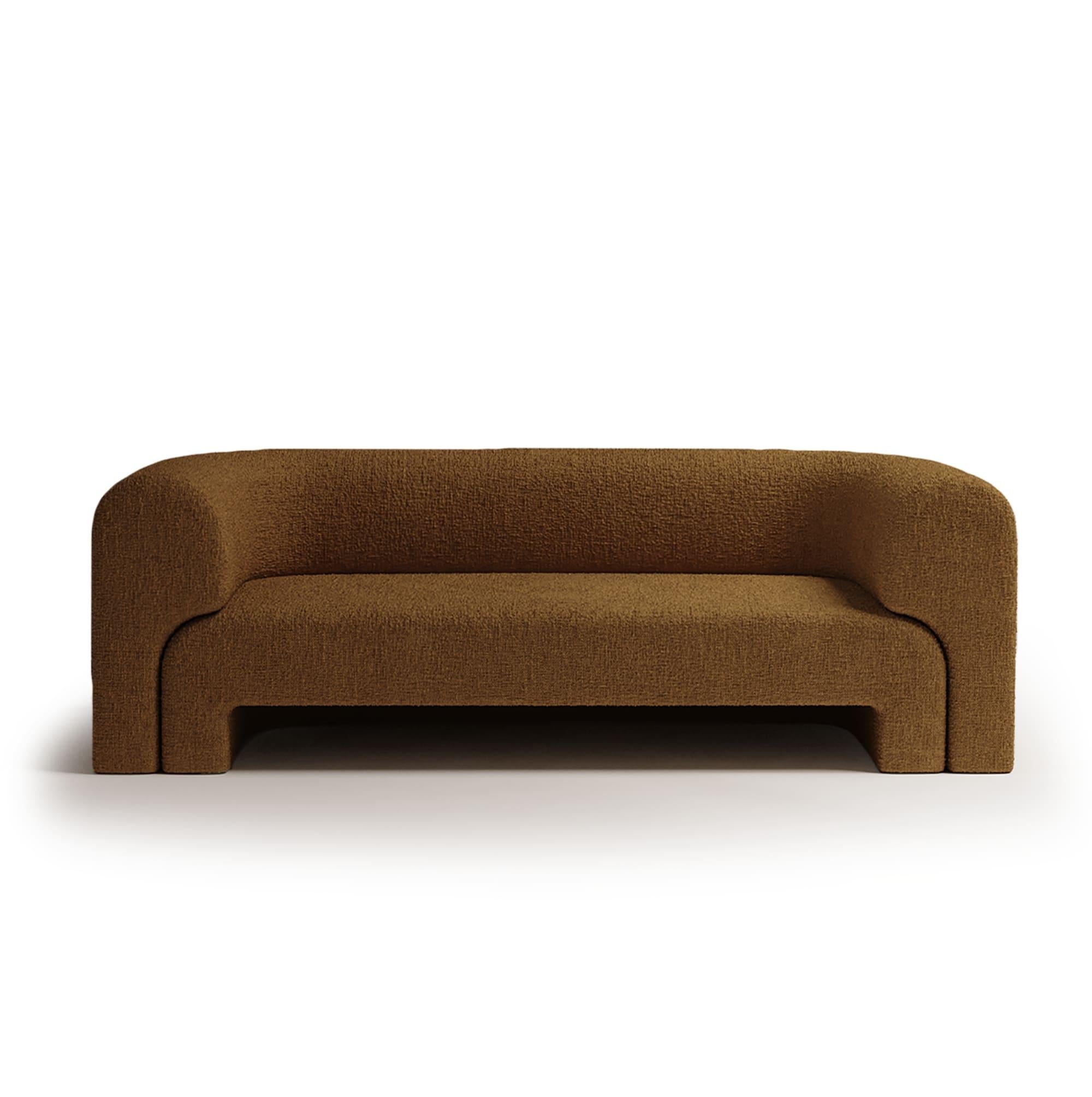 Modern Slide Couch Brown For Sale
