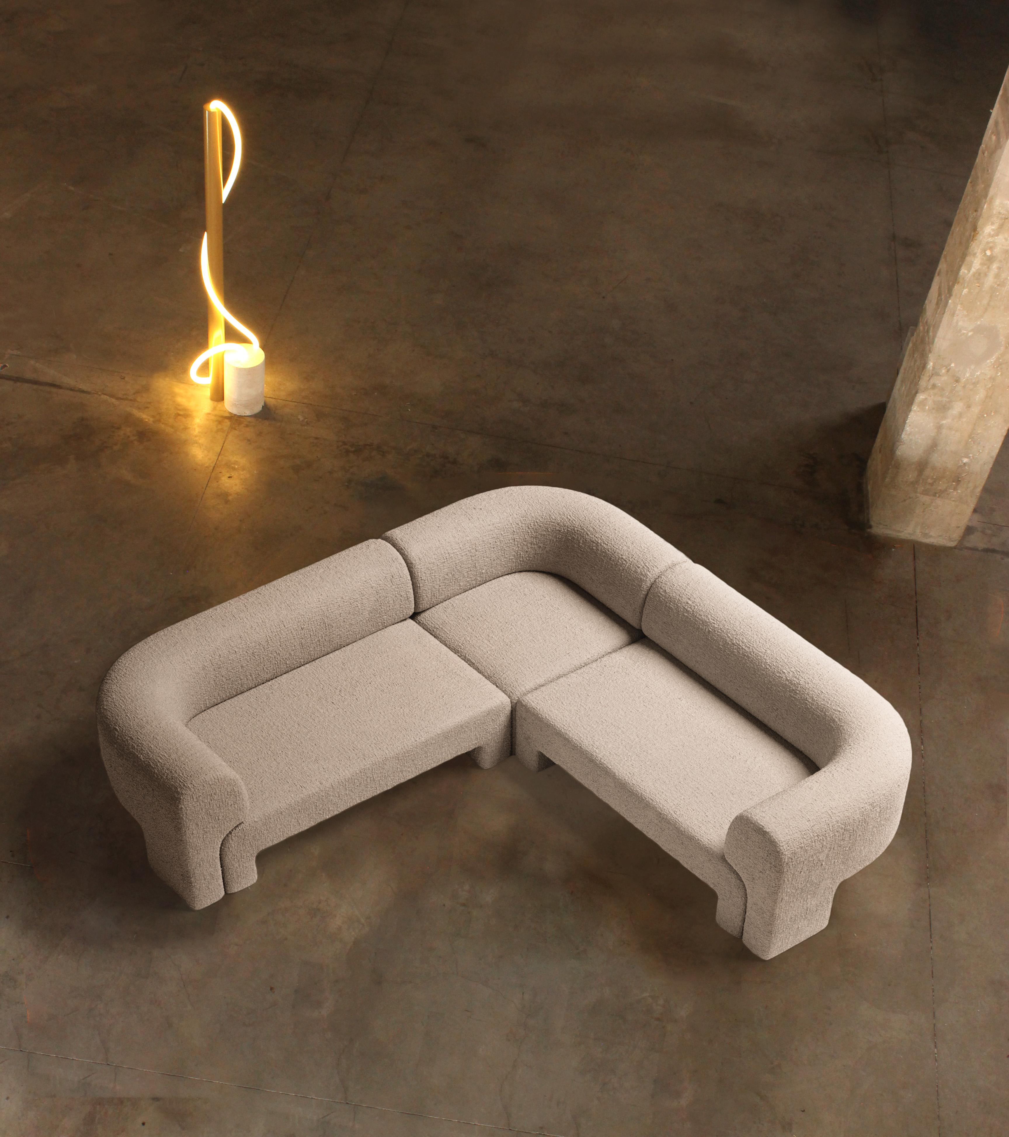 Contemporary Slide Couch Brown For Sale