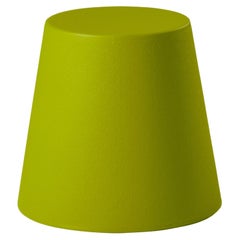 Slide Design Ali Baba Stool in Lime Green by Giò Colonna Romano