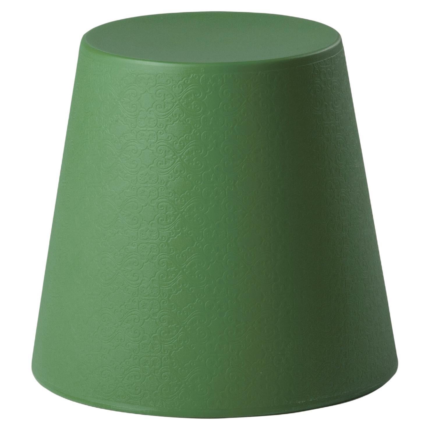 Slide Design Ali Baba Stool in Malva Green by Giò Colonna Romano For Sale