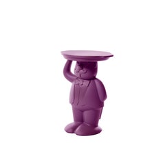 Table de service Ambrogio Slide Design en violet prune par Favaretto & Partner