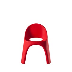 Sedia Amélie di Slide Design in rosso fuoco di Italo Pertichini