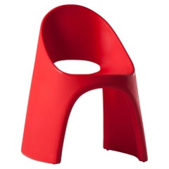 Slide Design Chaise Amélie en rouge flamme par Italo Pertichini