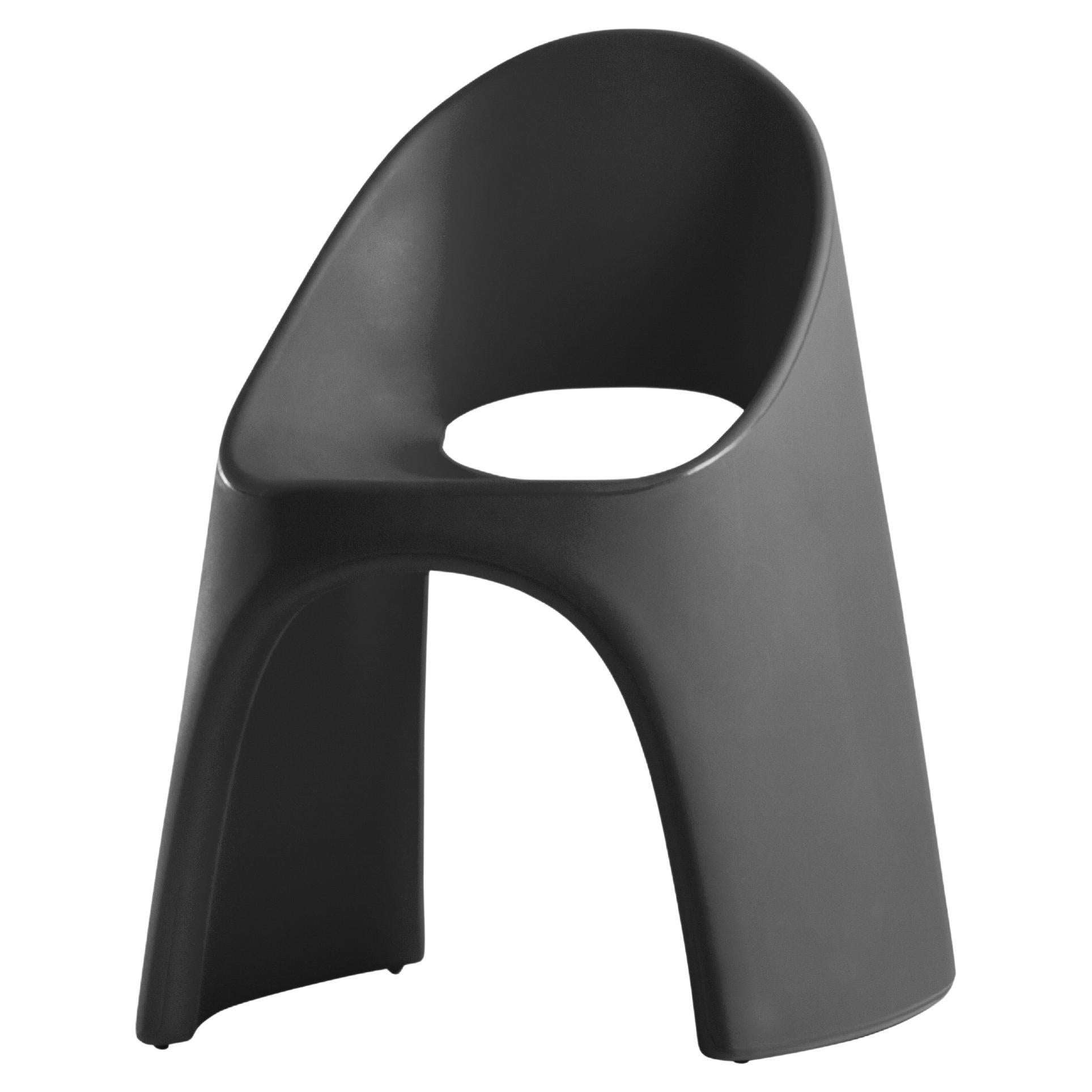 Slide Design Amélie Chair in Jet Black by Italo Pertichini For Sale