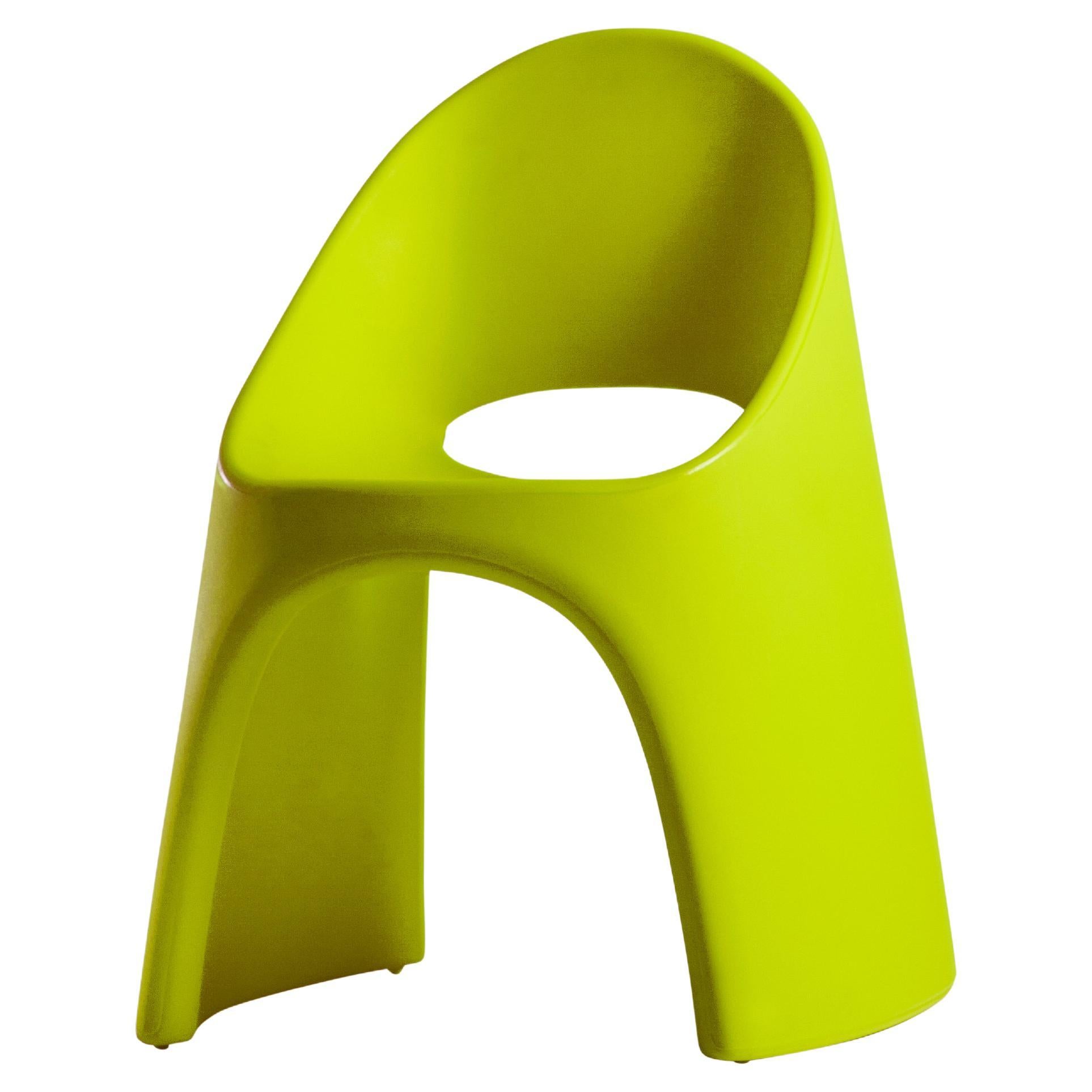Slide Design Amélie Chair in Lime Green by Italo Pertichini For Sale