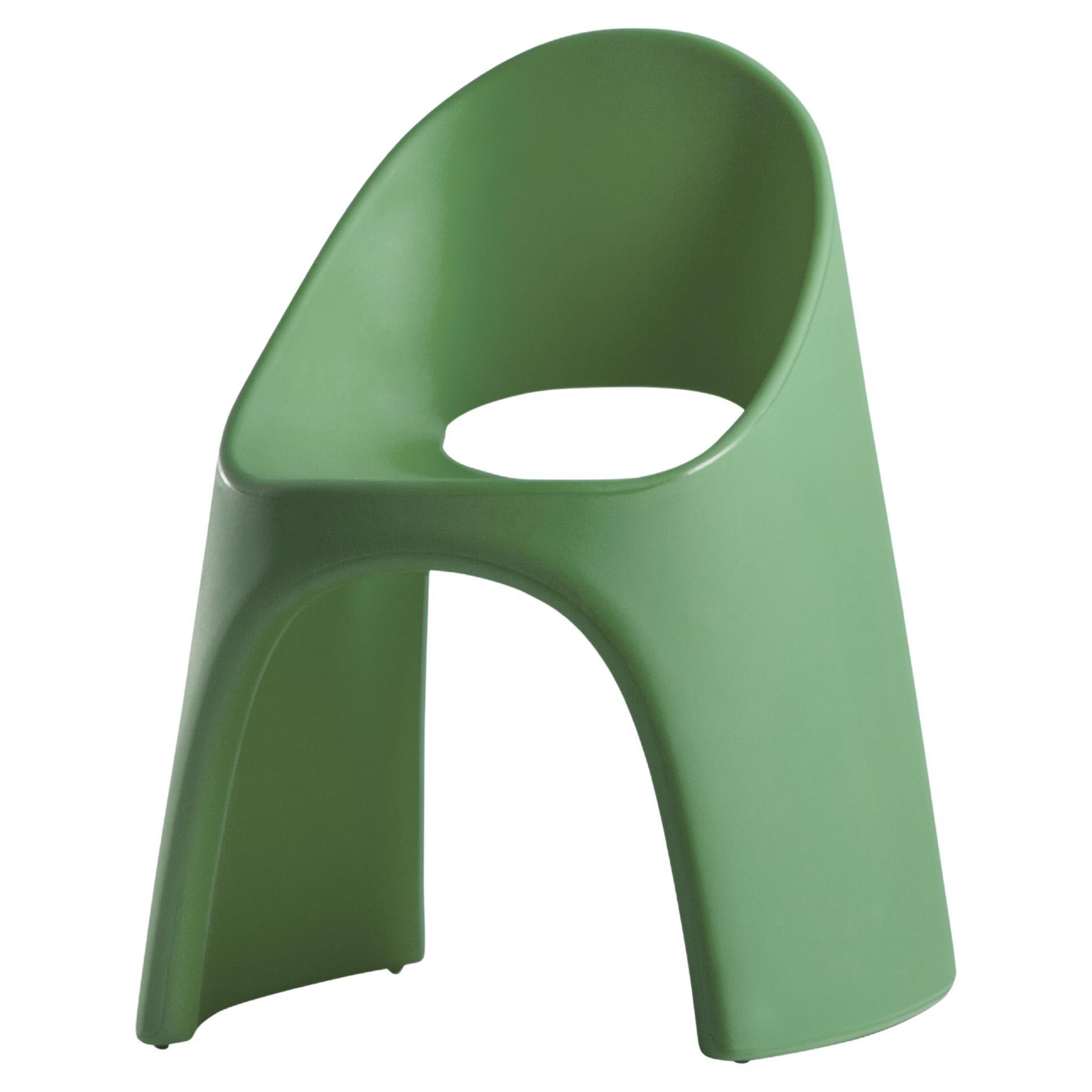 Slide Design Amélie Chair in Malva Green by Italo Pertichini