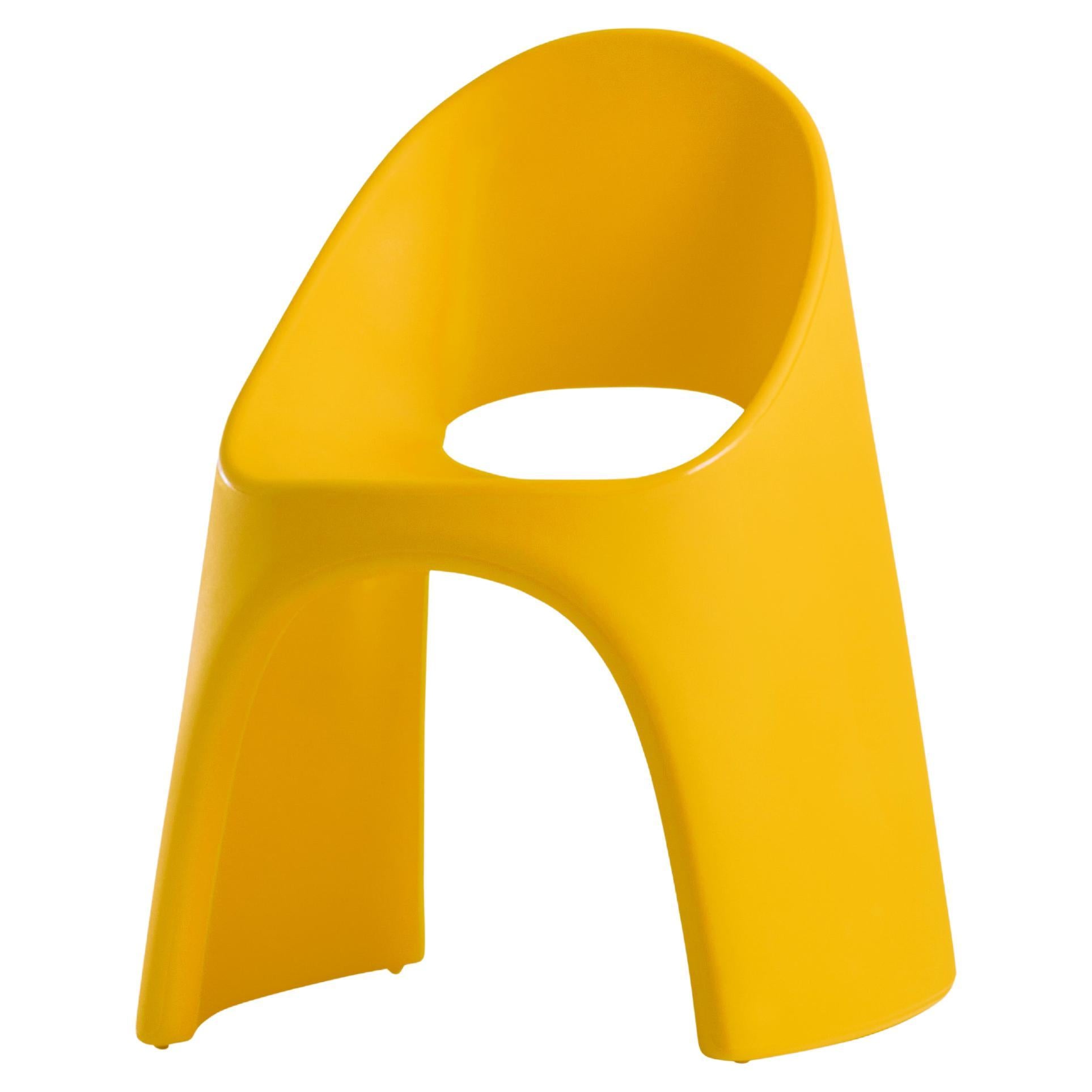 Slide Design Amélie Chair in Saffron Yellow by Italo Pertichini For Sale