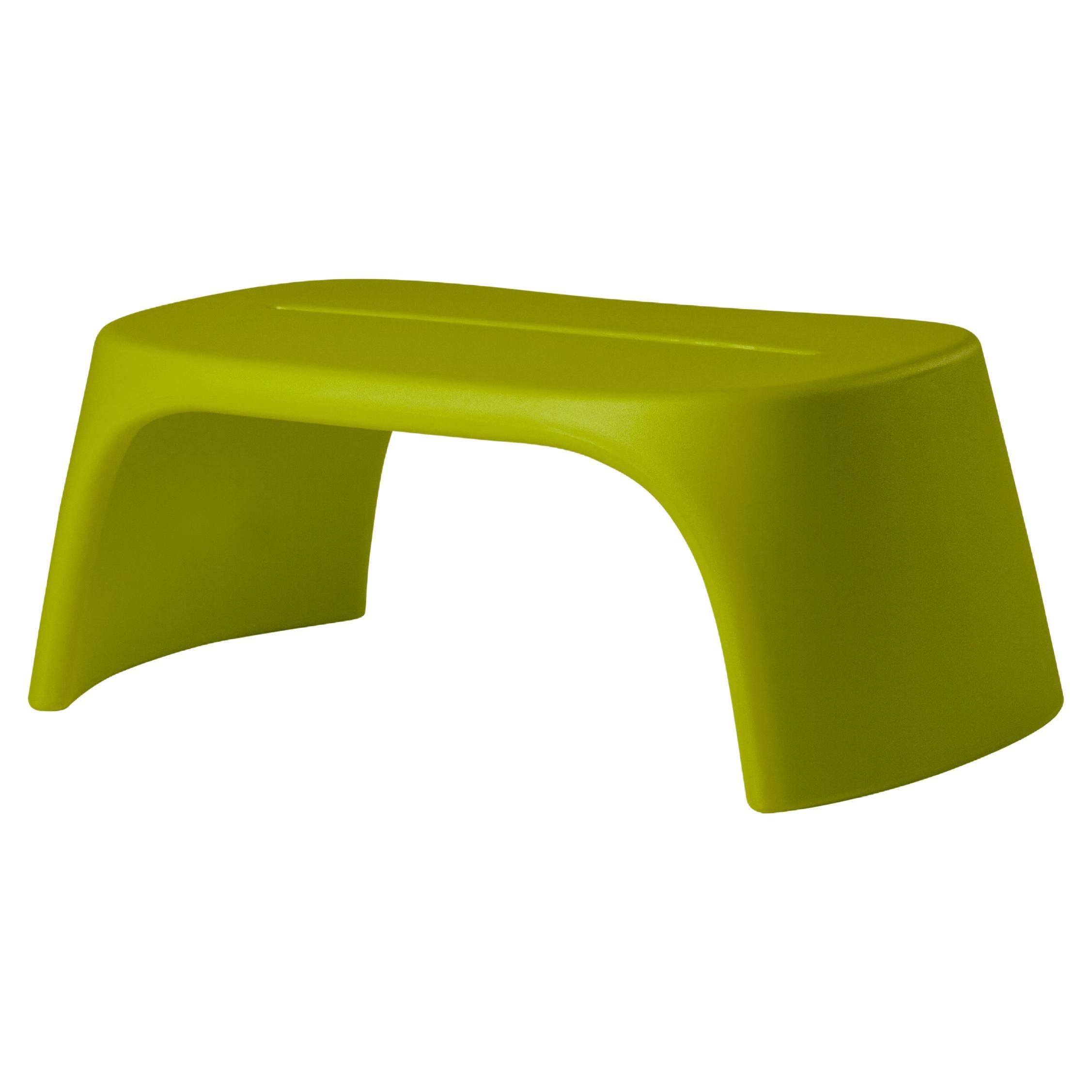 Slide Design Amélie Panchetta Bench in Lime Green by Italo Pertichini For Sale