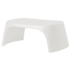 Slide Design Amélie Panchetta Bench in Milky White by Italo Pertichini