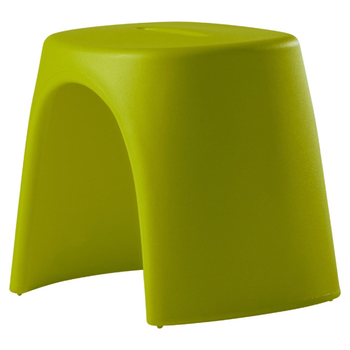 Slide Design Amélie Sgabello Stool in Lime Green by Italo Pertichini For Sale