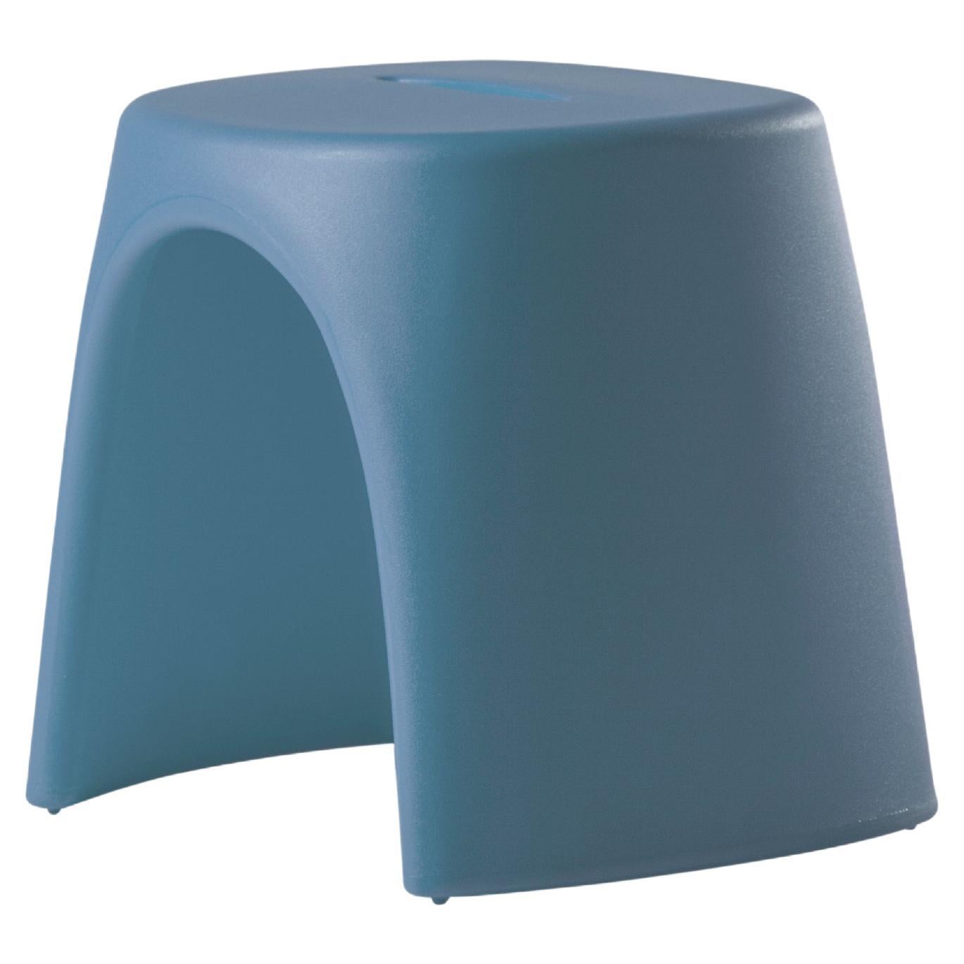 Slide Design Amélie Sgabello Stool in Powder Blue by Italo Pertichini For Sale
