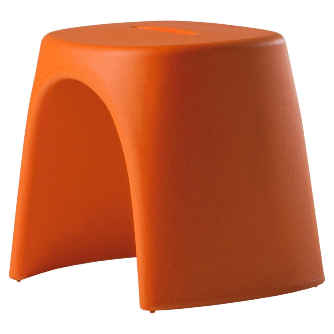 Slide Design Amélie Sgabello Stool in Pumpkin Orange by Italo Pertichini For Sale