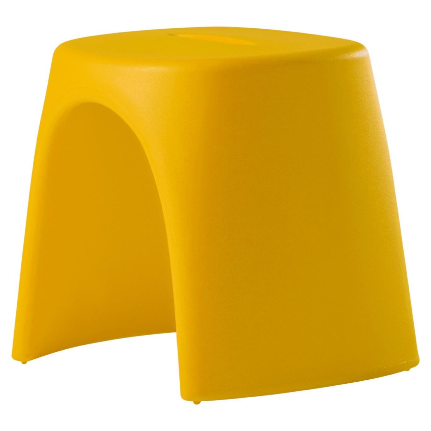 Slide Design Amélie Sgabello Stool in Saffron Yellow by Italo Pertichini