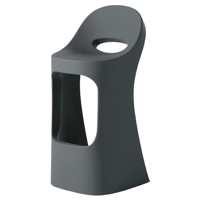 Slide Design Amélie Sit Up High Stool in Elephant Gray by Italo Pertichini For Sale