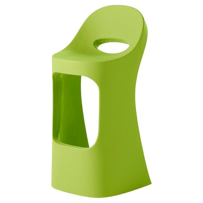 Slide Design Tabouret haut assis Amélie en vert lime par Italo Pertichini