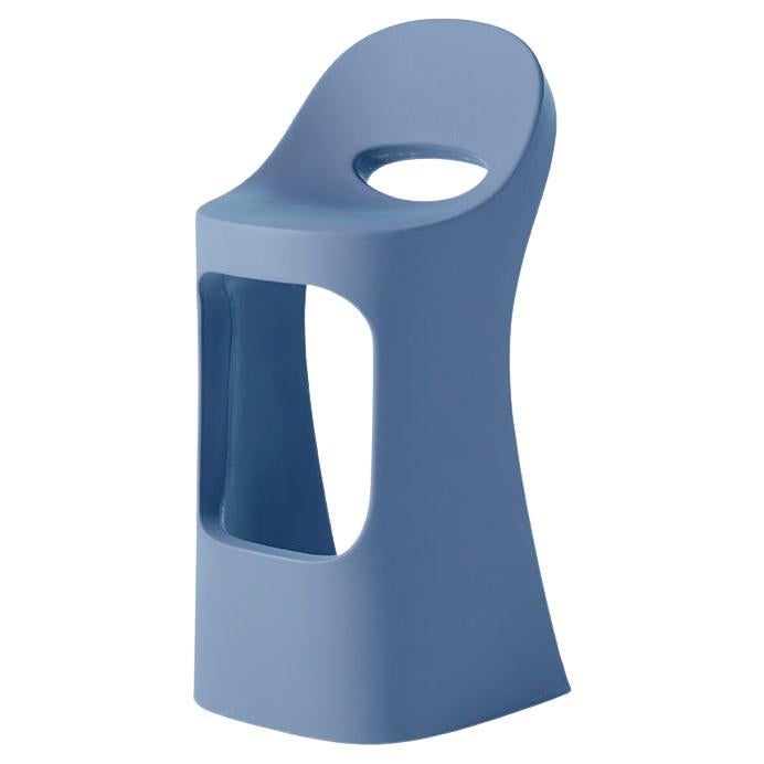 Slide Design Amélie Sit Up High Stool in Powder Blue by Italo Pertichini For Sale