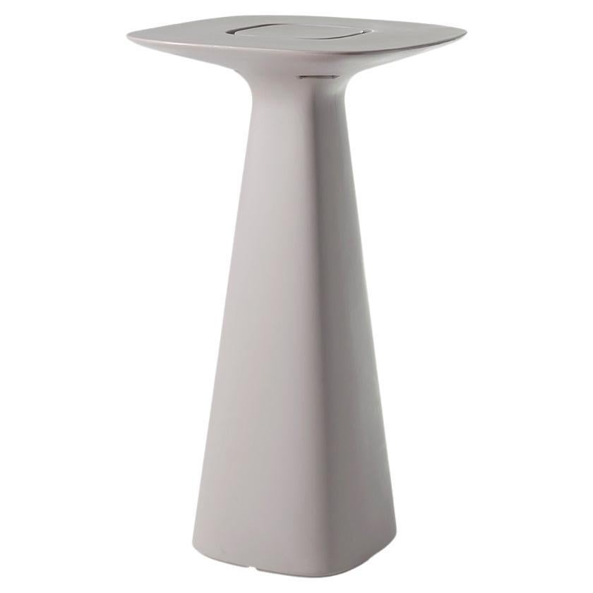 Slide Design Amélie Up Table in Dove Gray by Italo Pertichini For Sale