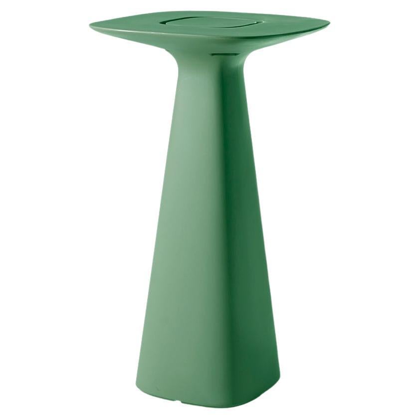 Slide Design Amélie Up Table in Malva Green by Italo Pertichini For Sale