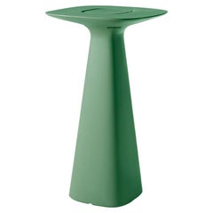 Slide Design Table haute Amélie en vert Malva d'Italo Pertichini