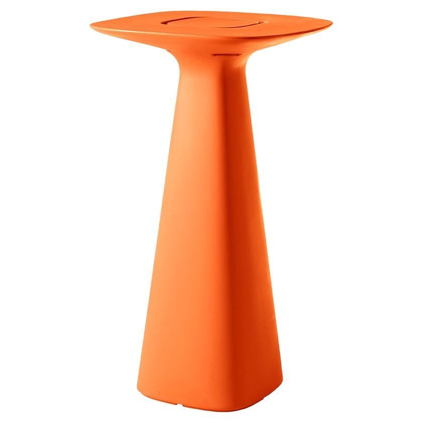 Slide Design Amélie Up Table in Pumpkin Orange by Italo Pertichini For Sale