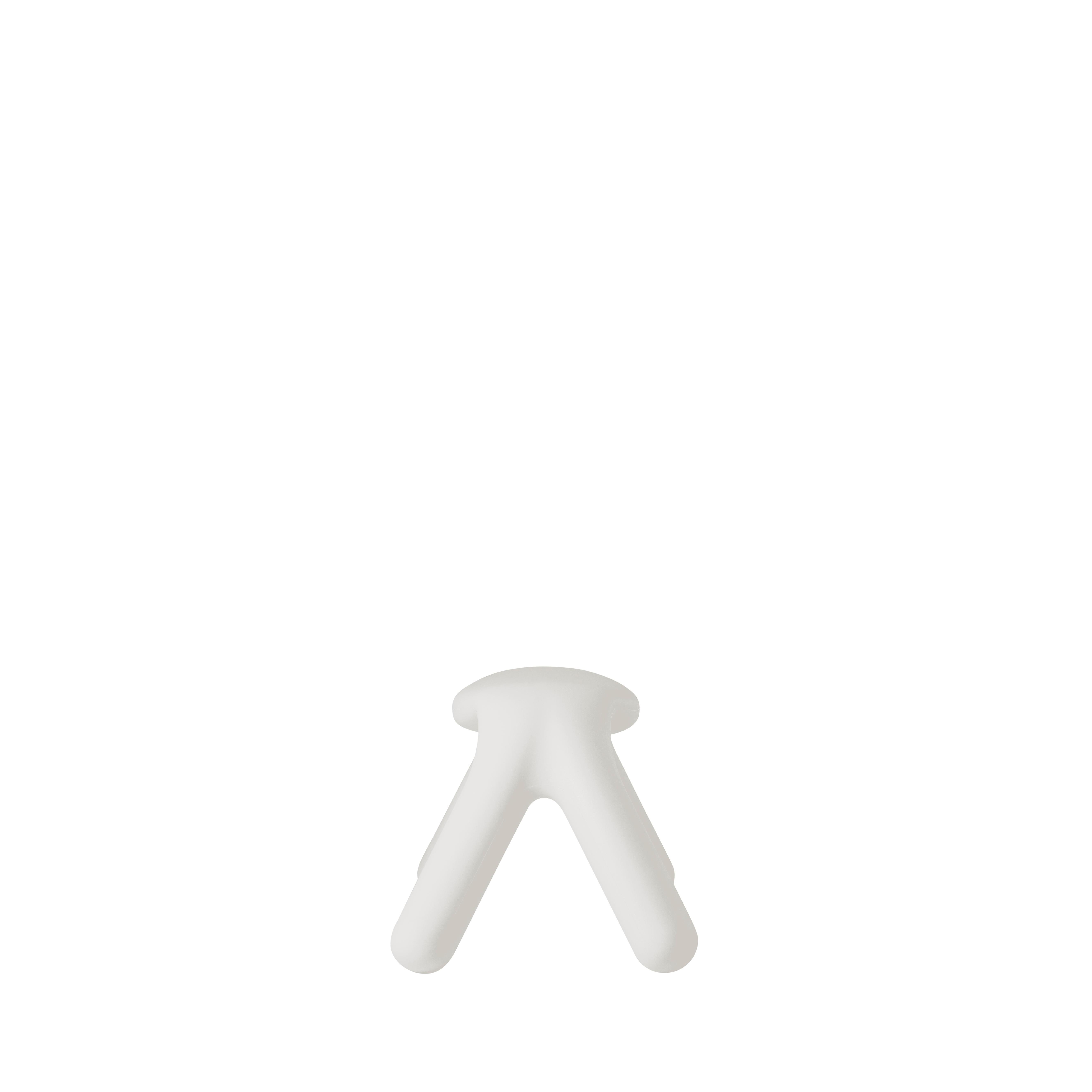 Italian Slide Design Atlas Bench in Milky White by Giorgio Biscaro For Sale