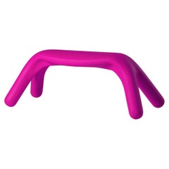 Slide Design Atlas Bench in Sweet Fuchsia by Giorgio Biscaro