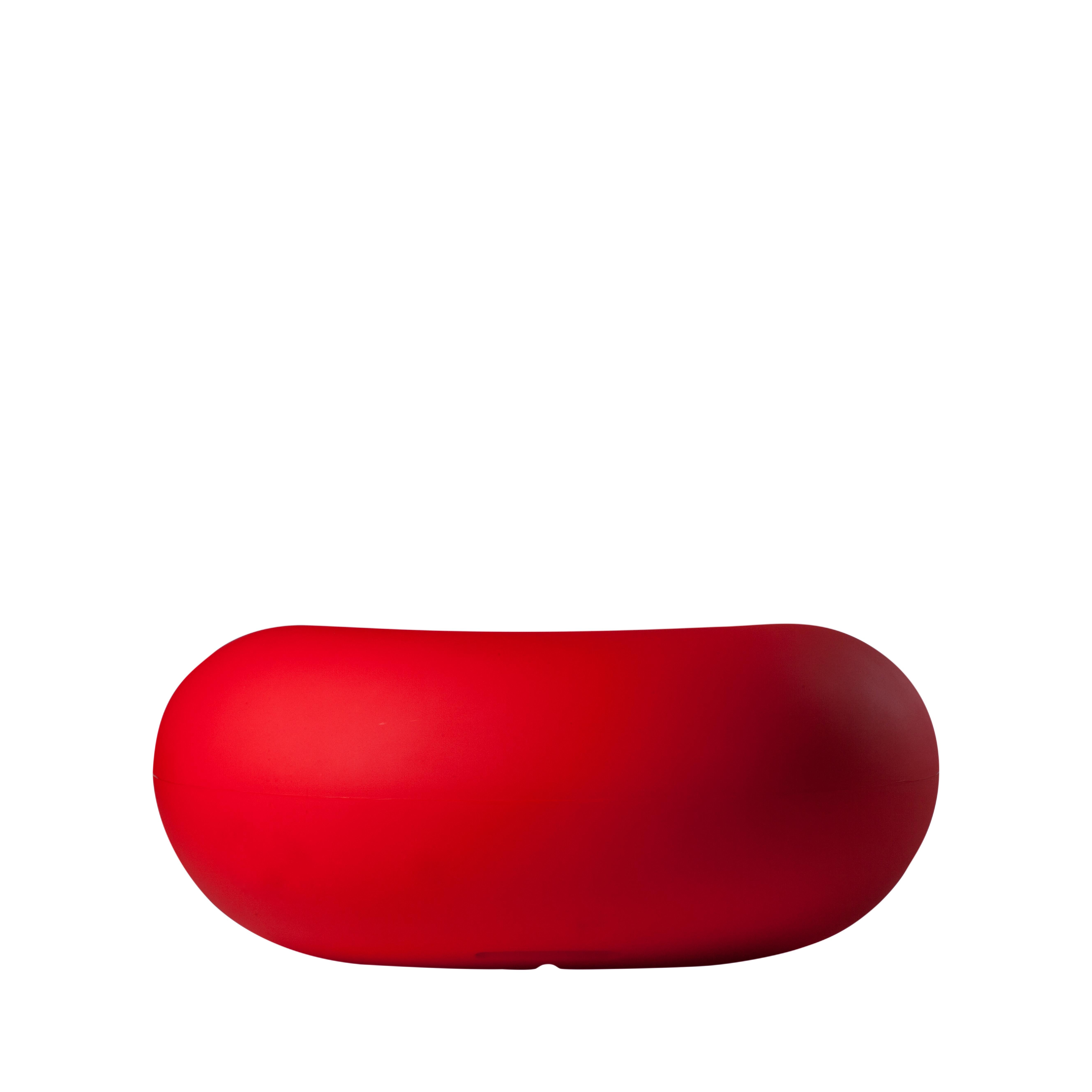 Slide Design Chubby Lounge Armchair in Flame Red by Marcel Wanders In New Condition For Sale In Brooklyn, NY