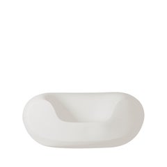 Slide Design Poltrona Chubby Lounge in bianco latte di Marcel Wanders