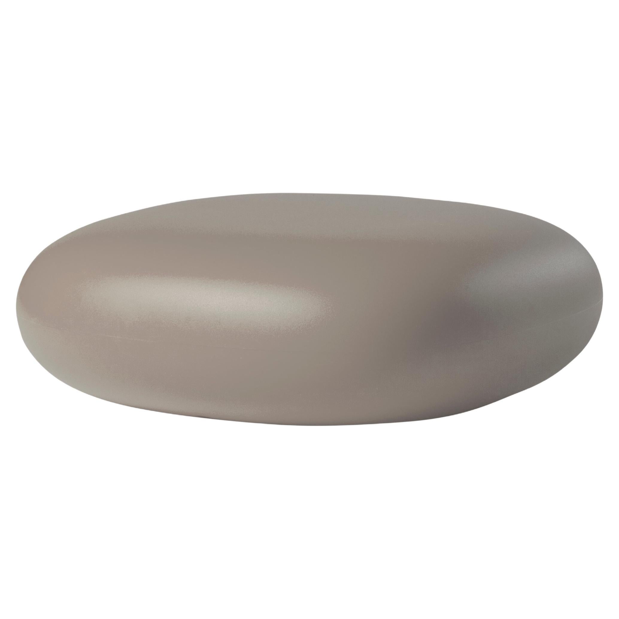 Slide Design Chubby Low Pouf in Dove Gray by Marcel Wanders For Sale