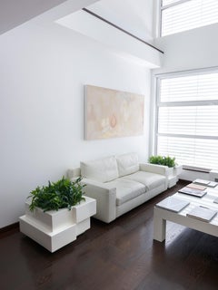 Pot à Yo en forme de glissière sur roues en noir jais de Giulio Cappellini