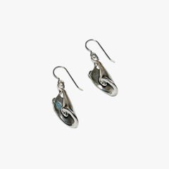 Slide Earrings in Sterling Silver by Kirsten Muenster Jewelry
