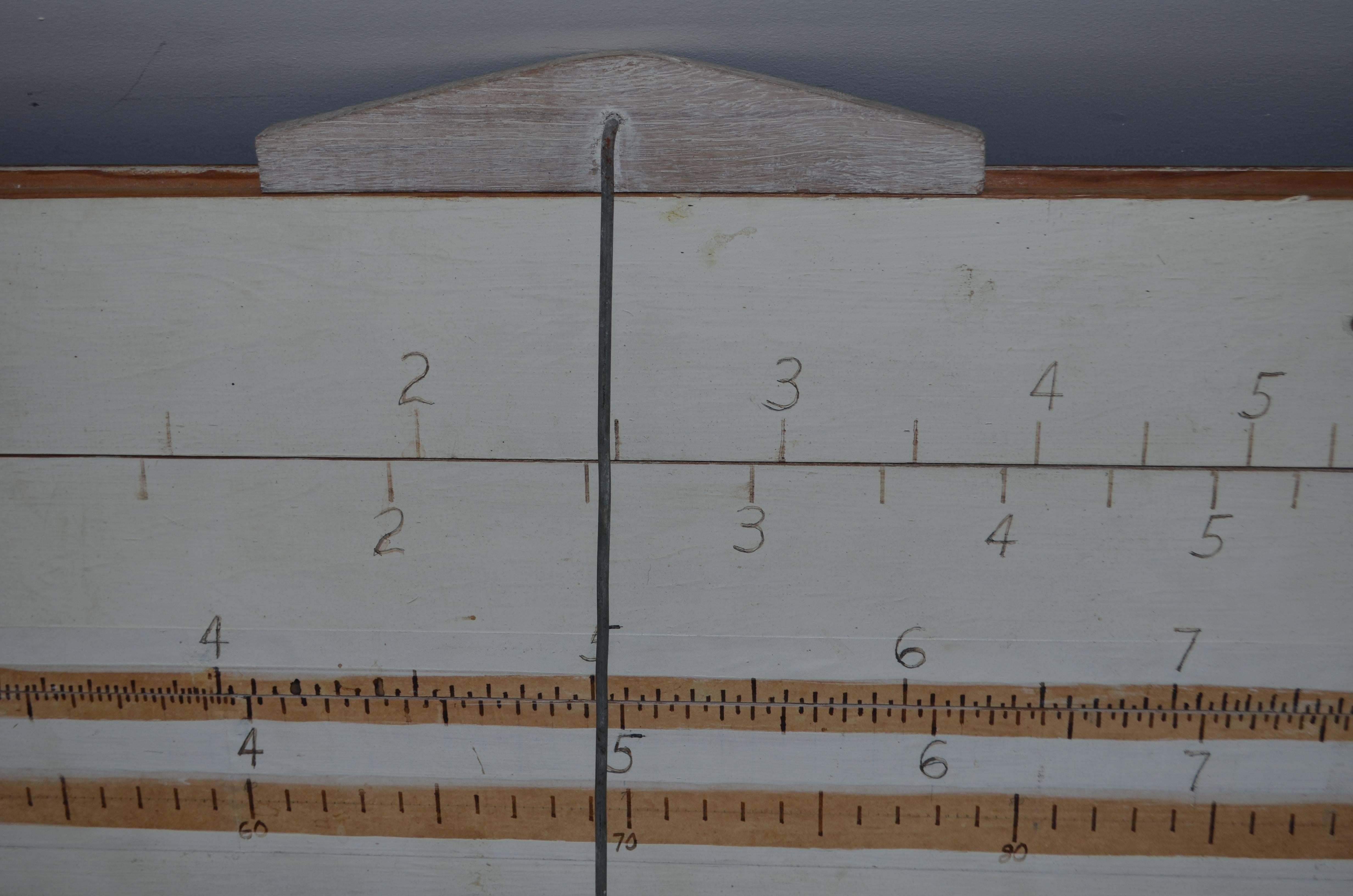 20th Century Slide Rule Handmade Oversize for Teacher Classroom Demonstration