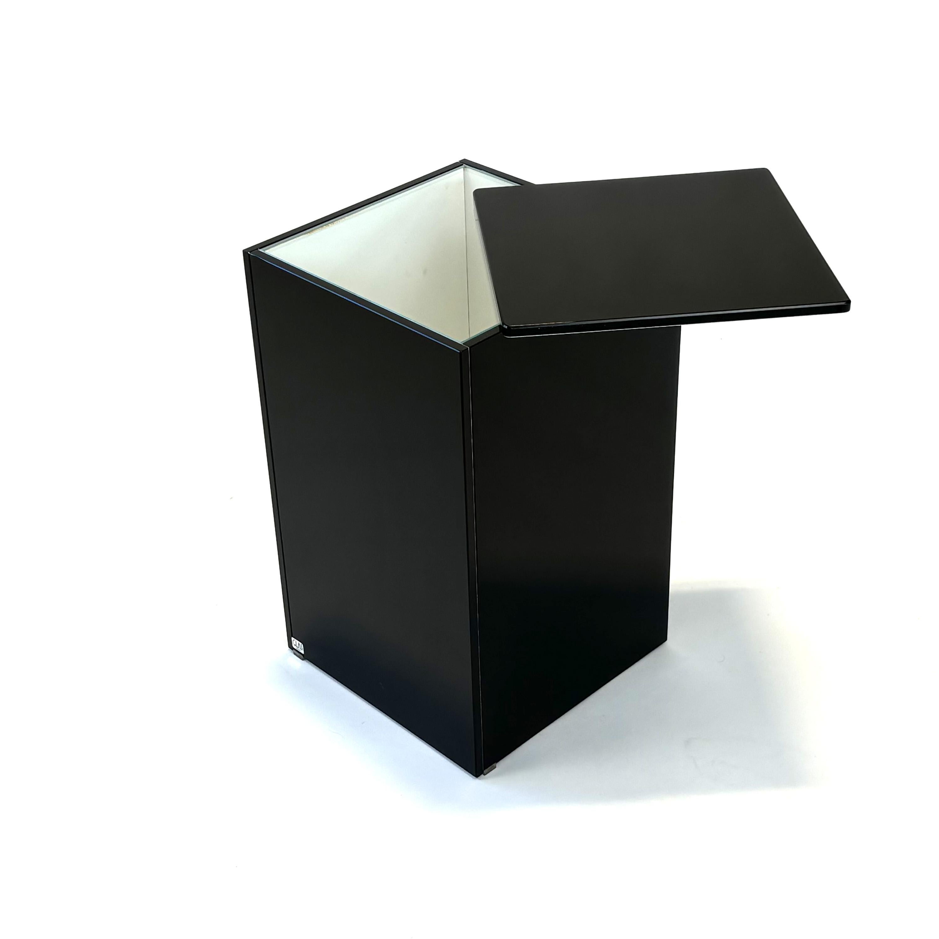 Glass Slide Table (Tall) by Nendo For Sale