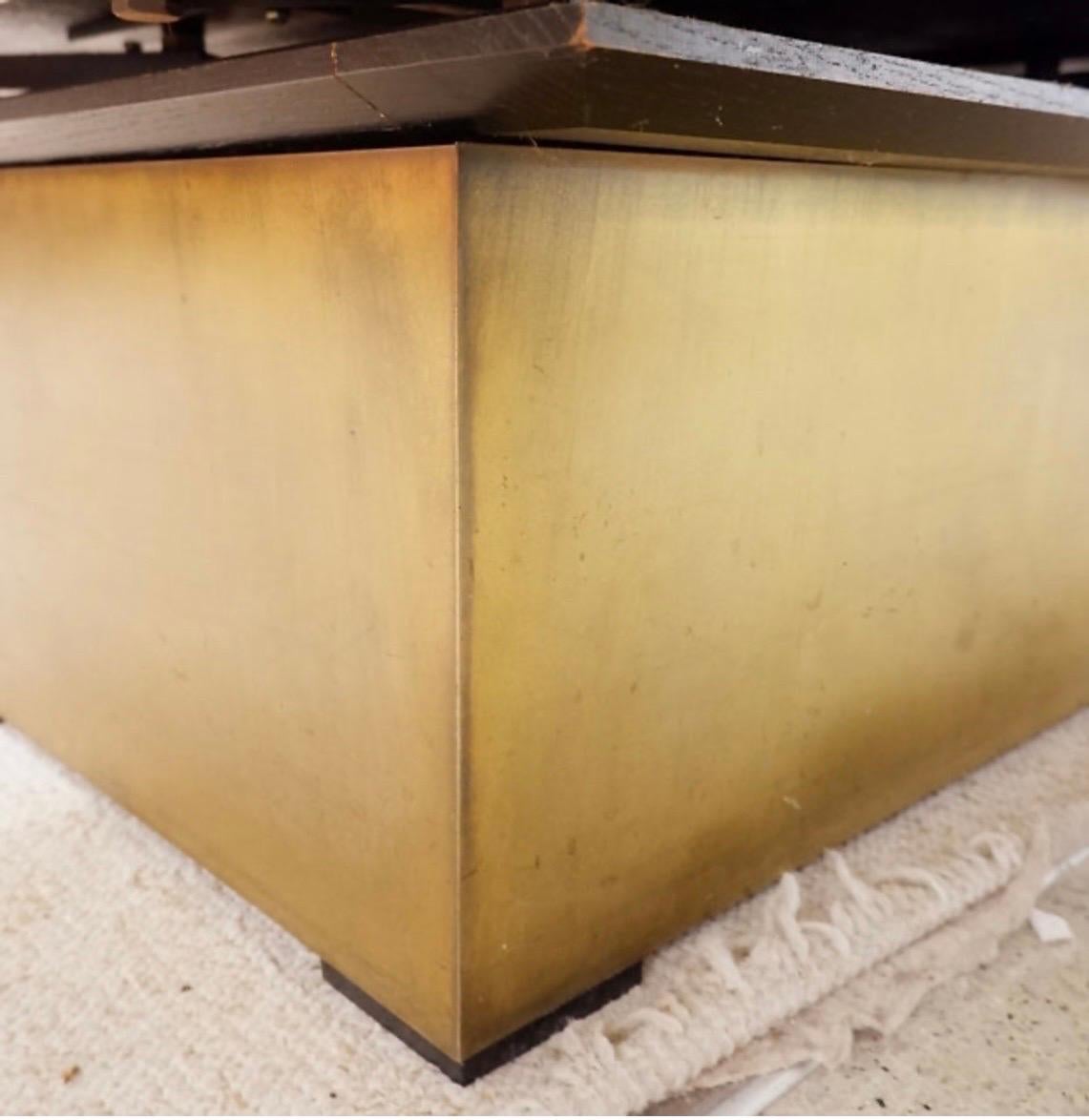 Sliding Coffee Table with Hidden Bar - belgo Chrom 1970s 5