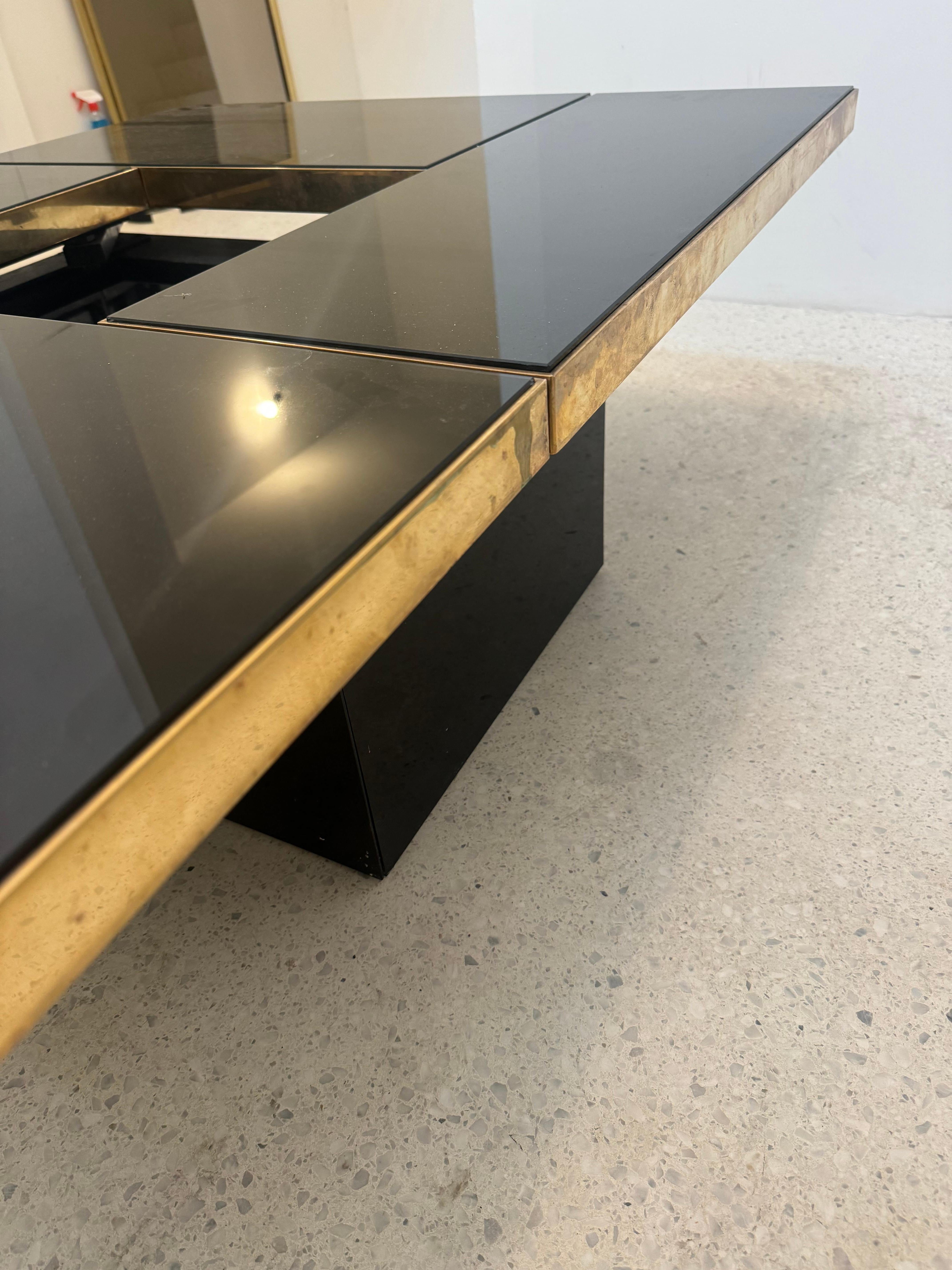 Table basse coulissante avec bar caché, Belgo Chrom en vente 8
