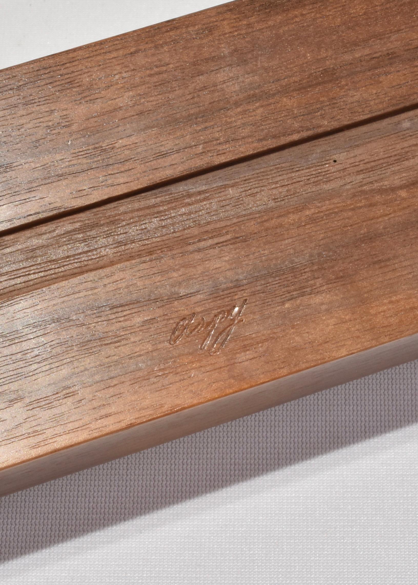 Schiebe-Ringbox aus Holz im Zustand „Gut“ im Angebot in Richmond, VA