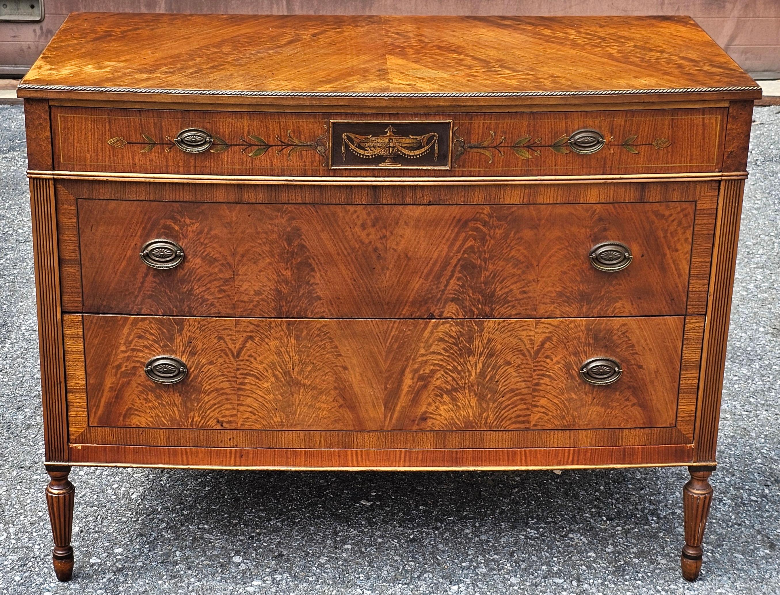 Commode à bandes croisées en acajou crochu de Sligh Furniture en vente 5