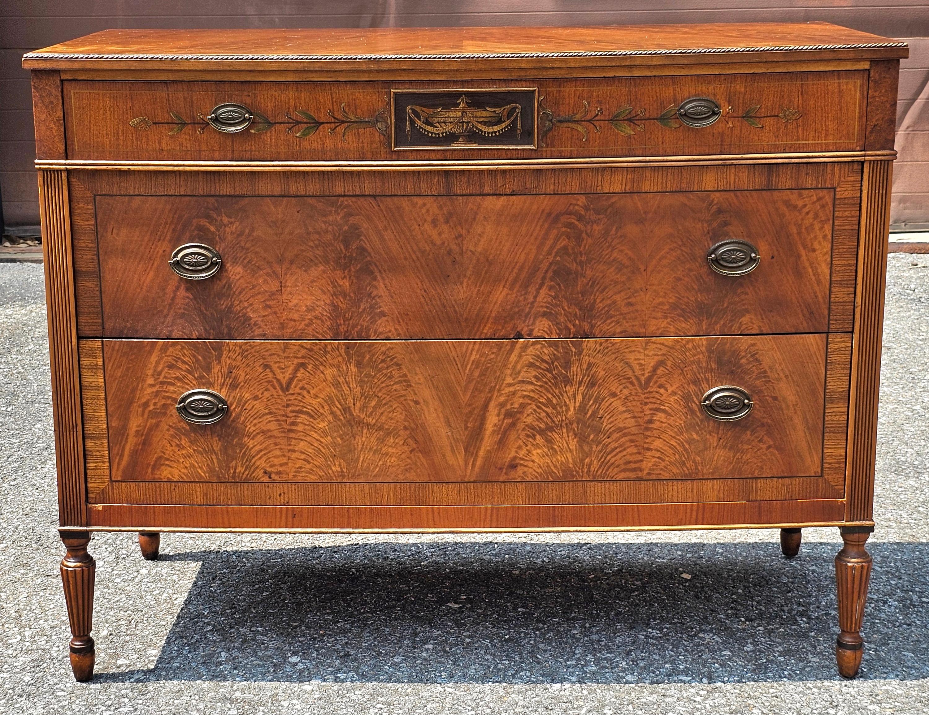 Commode à bandes croisées en acajou crochu de Sligh Furniture en vente 6