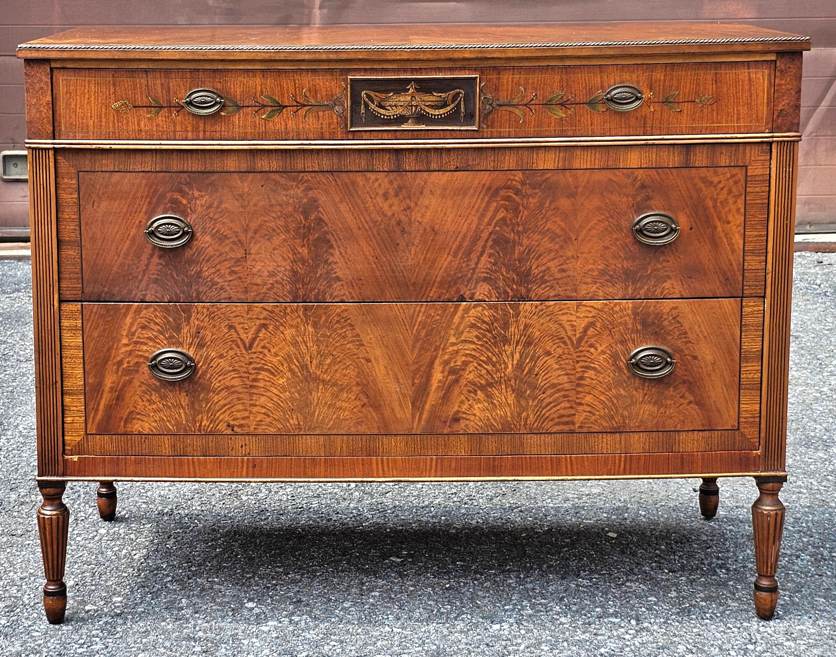 Commode à bandes croisées en acajou crochu de Sligh Furniture en vente 7